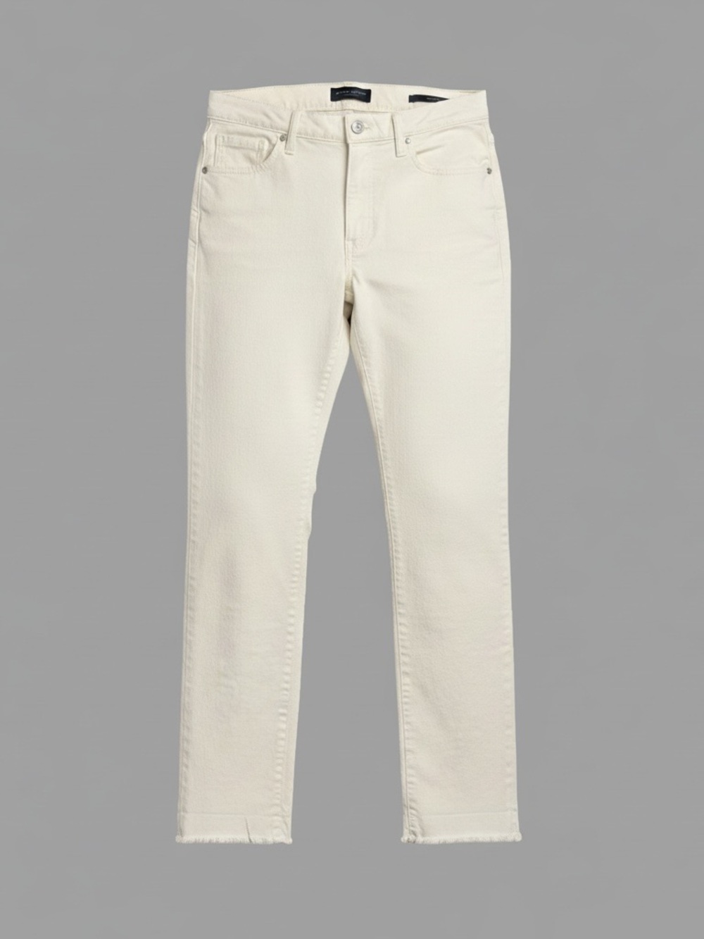 Banana Republic White Premium Denim Girlfriend Jeans